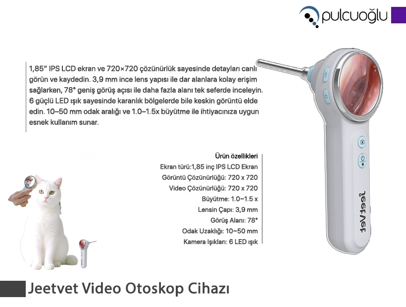    Jeetvet Video Otoskop Cihazı