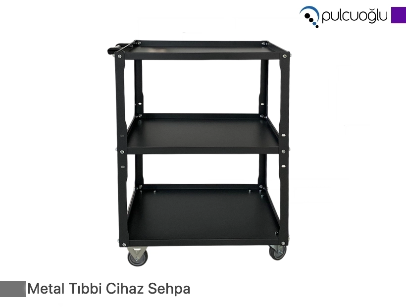 Metal Tıbbi Cihaz Sehpa