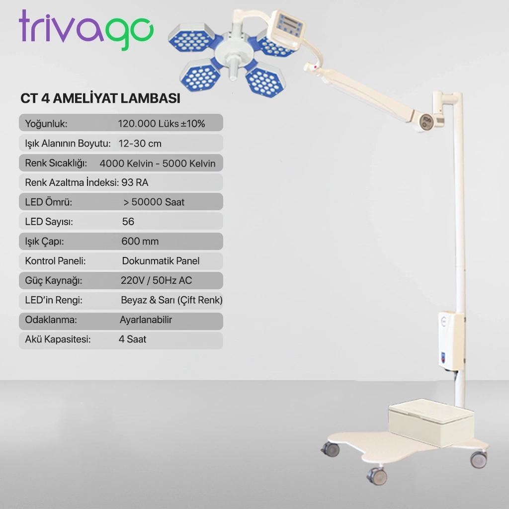                                Trivago CT 4 Bataryalı Ameliyat Lambası