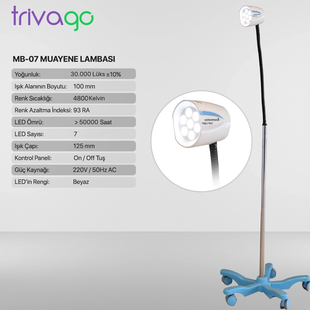                  Trivago TMI-7 Muayene Lambası