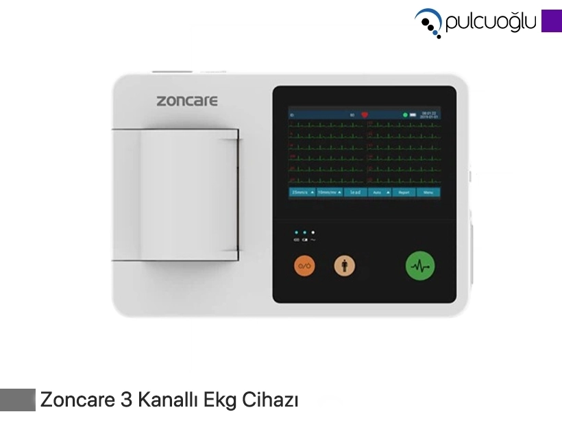 Zoncare 3 Kanallı Ekg Cihazı